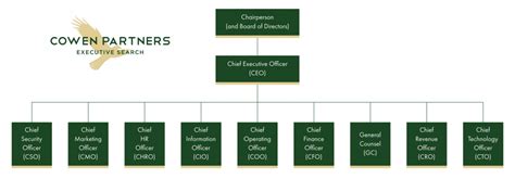 ceo and coo org chart.
